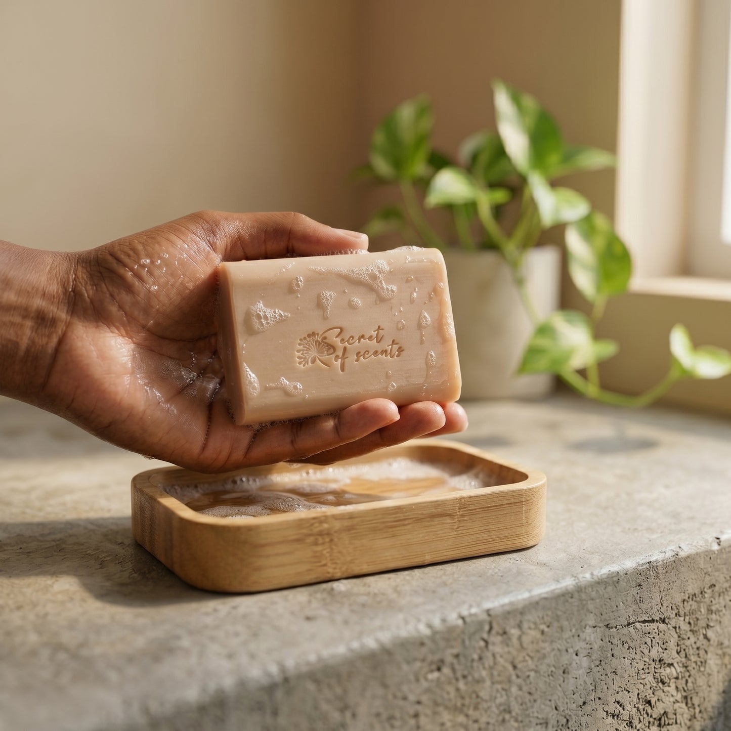 Savon au lait d'ânesse bio- Monoï