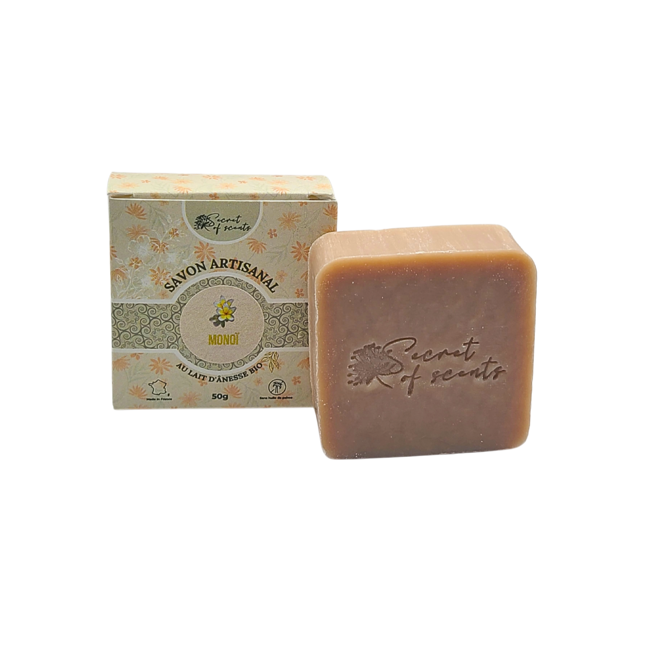 Savon au lait d'ânesse bio- Monoï