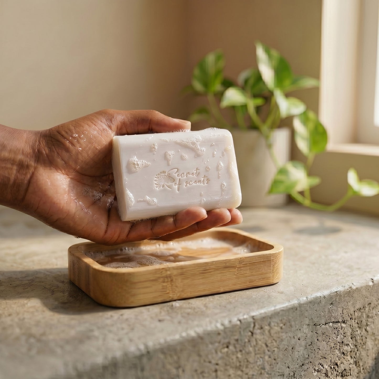 Savon au lait d'ânesse bio- Miel (sans parfum)