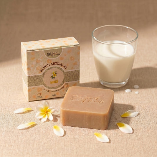 Savon au lait d'ânesse bio- Monoï