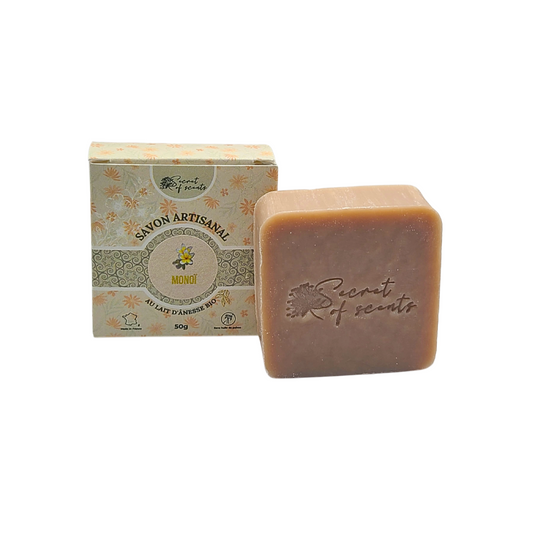 Savon au lait d'ânesse bio- Monoï